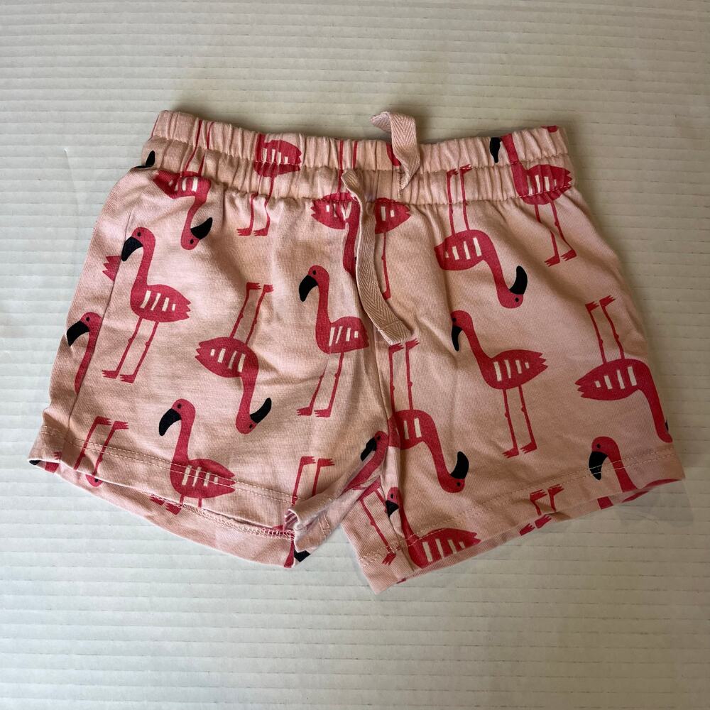 Hanna Andersson Baby Girl 18-24 month Shorts Flamingo